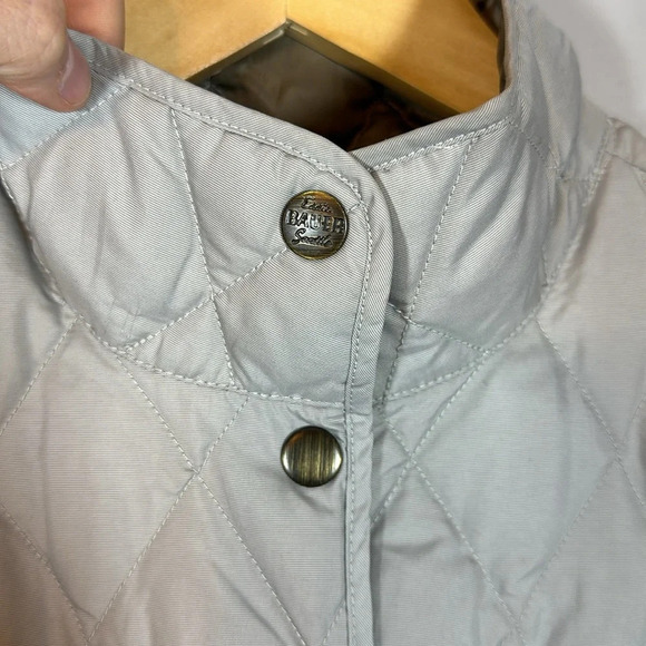 Eddie Bauer Premium Goose Down 550 Fill Diamond Quilt Snap Vest Women’s Small - Picture 3 of 9